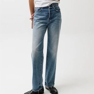 pistola Cassie high rise super straight Jean in serpentine wash 31 NWOT